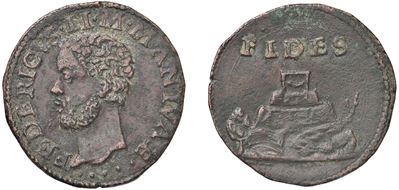 Federico II Gonzaga, Quattrino (I tipo), rame, Mantova