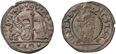 Ludovico Manin, Soldo da 12 bagattini di Venezia (Doge CXX), mistura