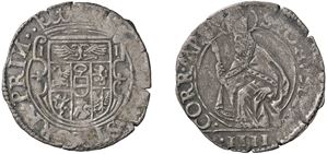 SIRO D'AUSTRIA, Principe (1616 - 1630) - 4 soldi, s.d., Correggio.