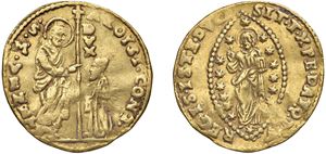ALVISE CONTARINI, doge CVI (1676 - 1684) - Zecchino, s.d., Venezia.