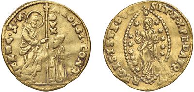 Alvise Contarini (d. 1676–1684), Zecchino di Venezia, oro