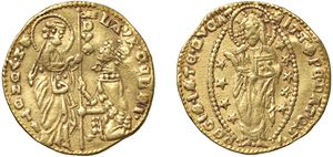 LORENZO CELSI, doge LVIII (1361 - 1365) - Ducato, s.d., Venezia.