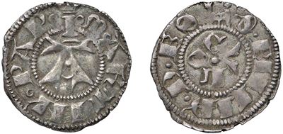 Bolognino di Oddone Colonna (1417 - 1431) – MARTINO V, argento