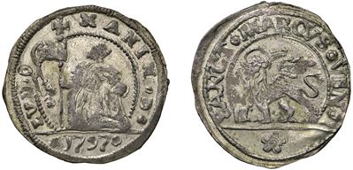 Ludovico Manin, Doge, 10 soldi, 1797 (Venezia) – moneta in argento