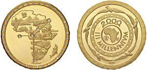 Medaglia Aurea Limited 2000 dedicata all'Africa.