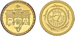 Medaglia Aurea Limited 2000 dedicata all'Asia.