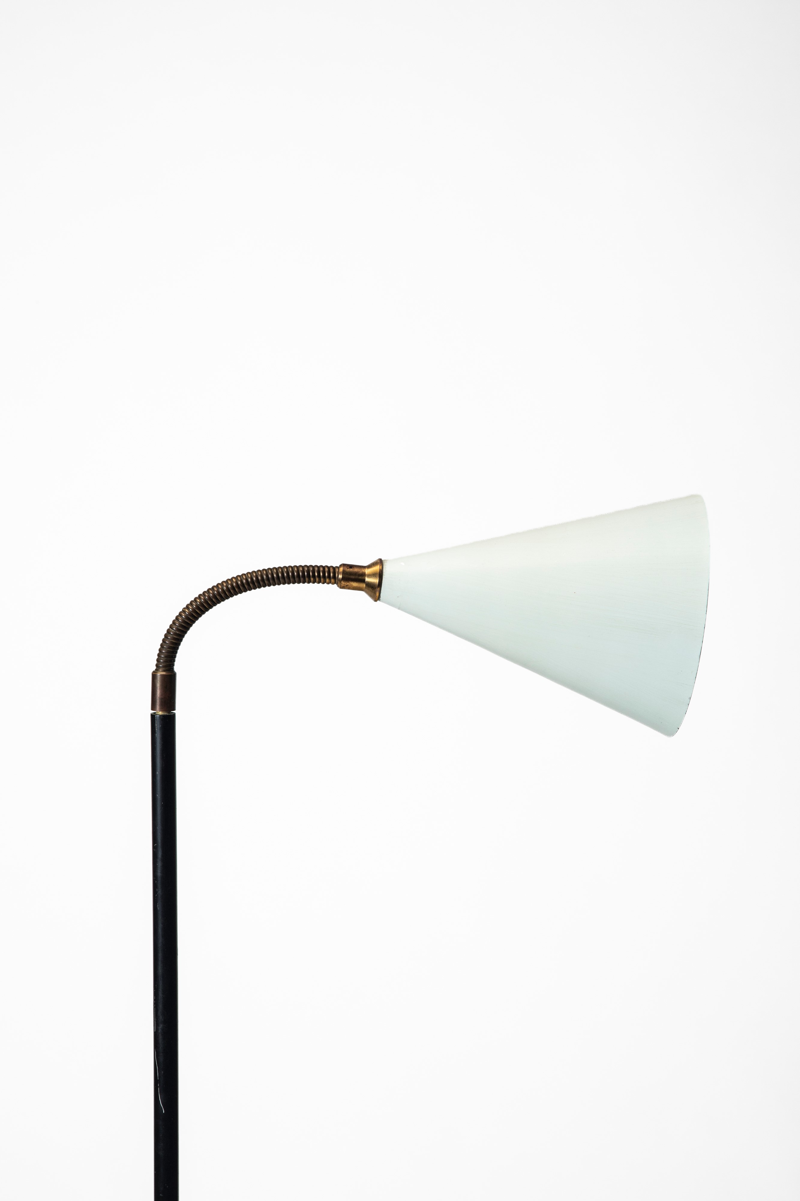 Stilux - Lampada da terra in marmo, metallo verniciato e alluminio verniciato