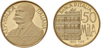 50.000 Lire 1994, Roma, oro (7,50 g)