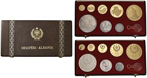 REPUBBLICA POPOLARE SOCIALISTA (1945 - 1990) - Proof set di 8 valori, 1968.
