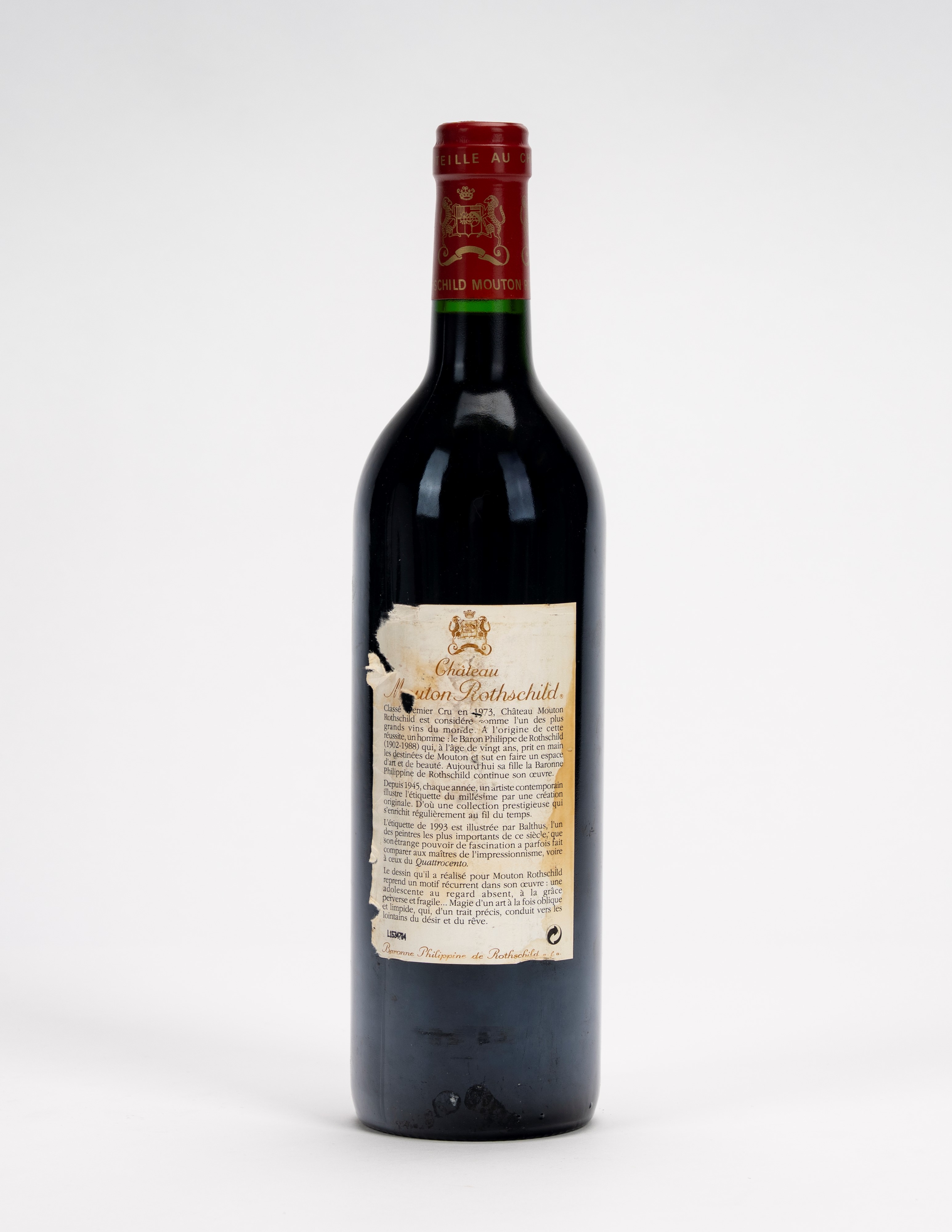 Francia - Chateau Mouton Rothschild, 1 bottiglia (1993)