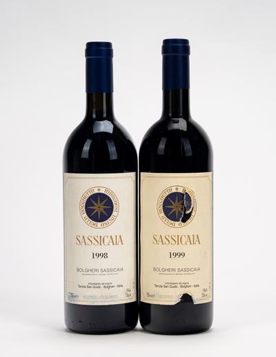 Sassicaia (2 BT) — 1 bottiglia 1998 e 1 bottiglia 1999