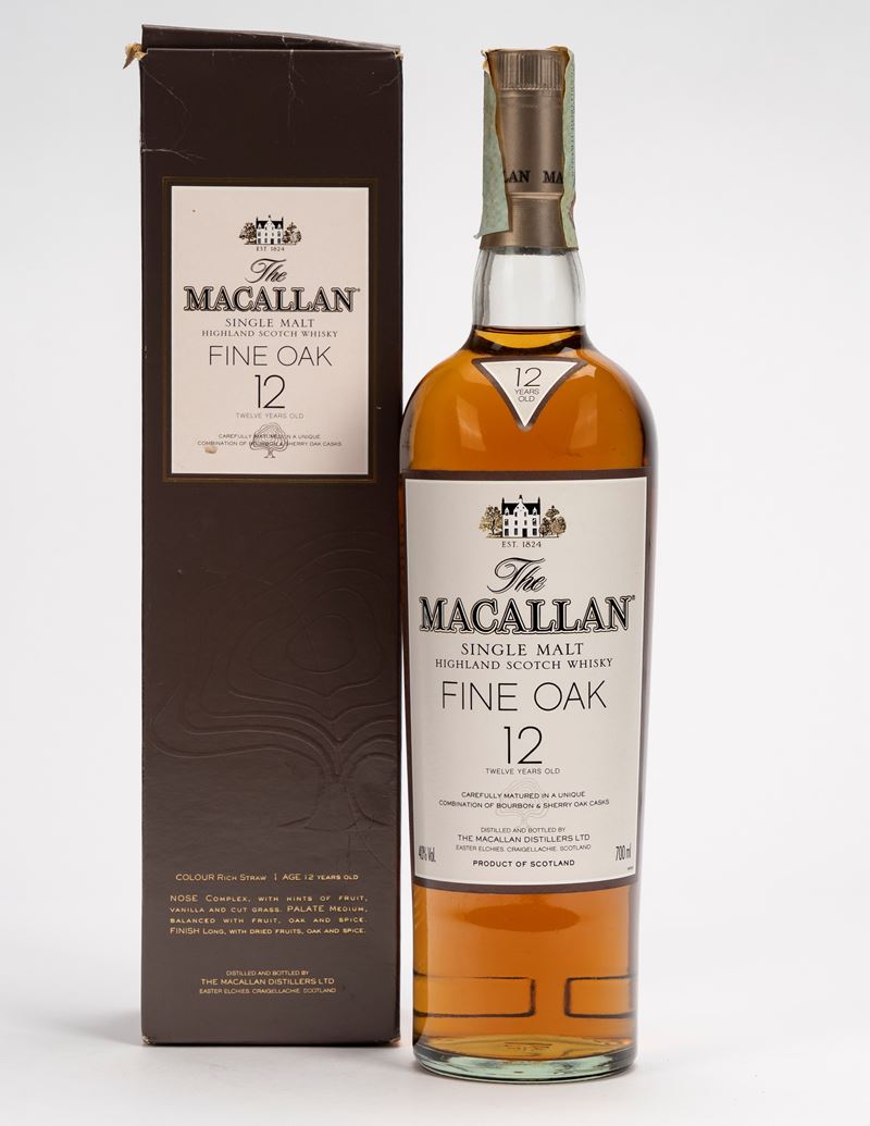 Scozia - Macallan, Whisky 12 anni — 1 bottiglia (in scatola originale)