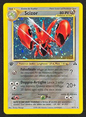 Scizor Holo Neo Discovery 1 Ed. ITA - RAW