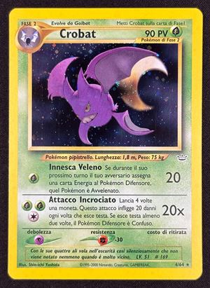 Crobat Holo Neo Revelation NR 4 ITA - RAW
