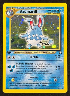 Azumarill Holo Neo Genesis 1 Ed. NG 2 ENG - RAW