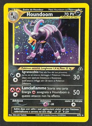 Houndoom Holo Neo Discovery NDI 4 ITA - RAW