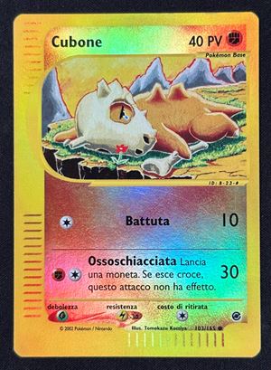 Cubone Reverse Expedition EX 103 ITA - RAW