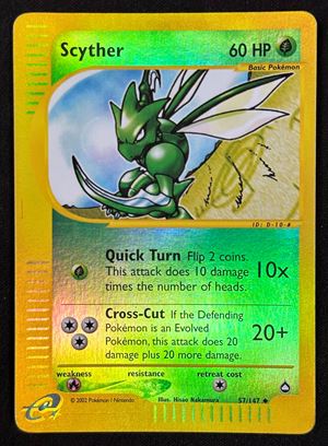 Scyther Reverse Aquapolis AQ 57 ENG - RAW