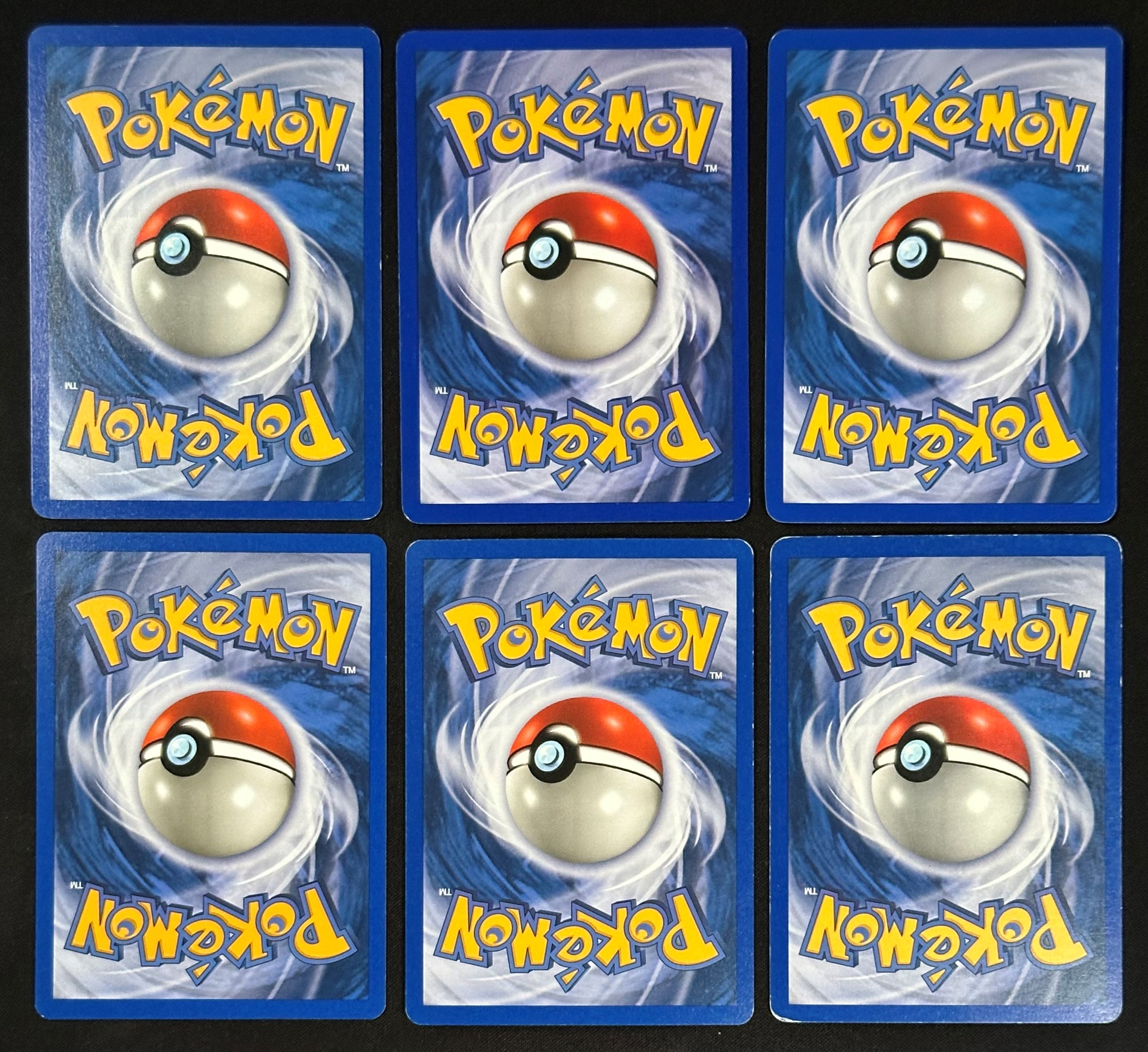 Lotto Reverse Holo di carte Pokémon (Aquapolis, 2002), edizione ITA/ENG, 6 esemplari