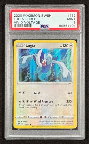 Lugia - Holo - Sword &amp; Shield - Lightning Voltage - English - 2020 - PSA 9