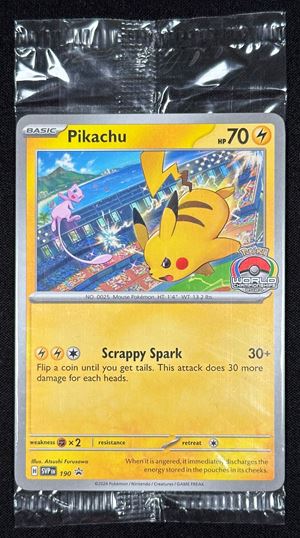 Pikachu - Pok&eacute;mon World Championships 2024 - English - Sealed