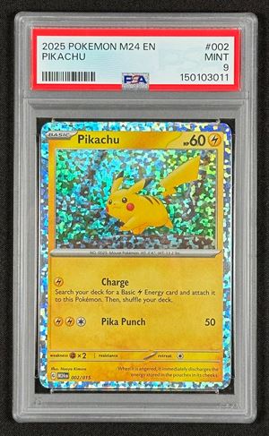 Pikachu - McDonald's 2024 - English - PSA 9