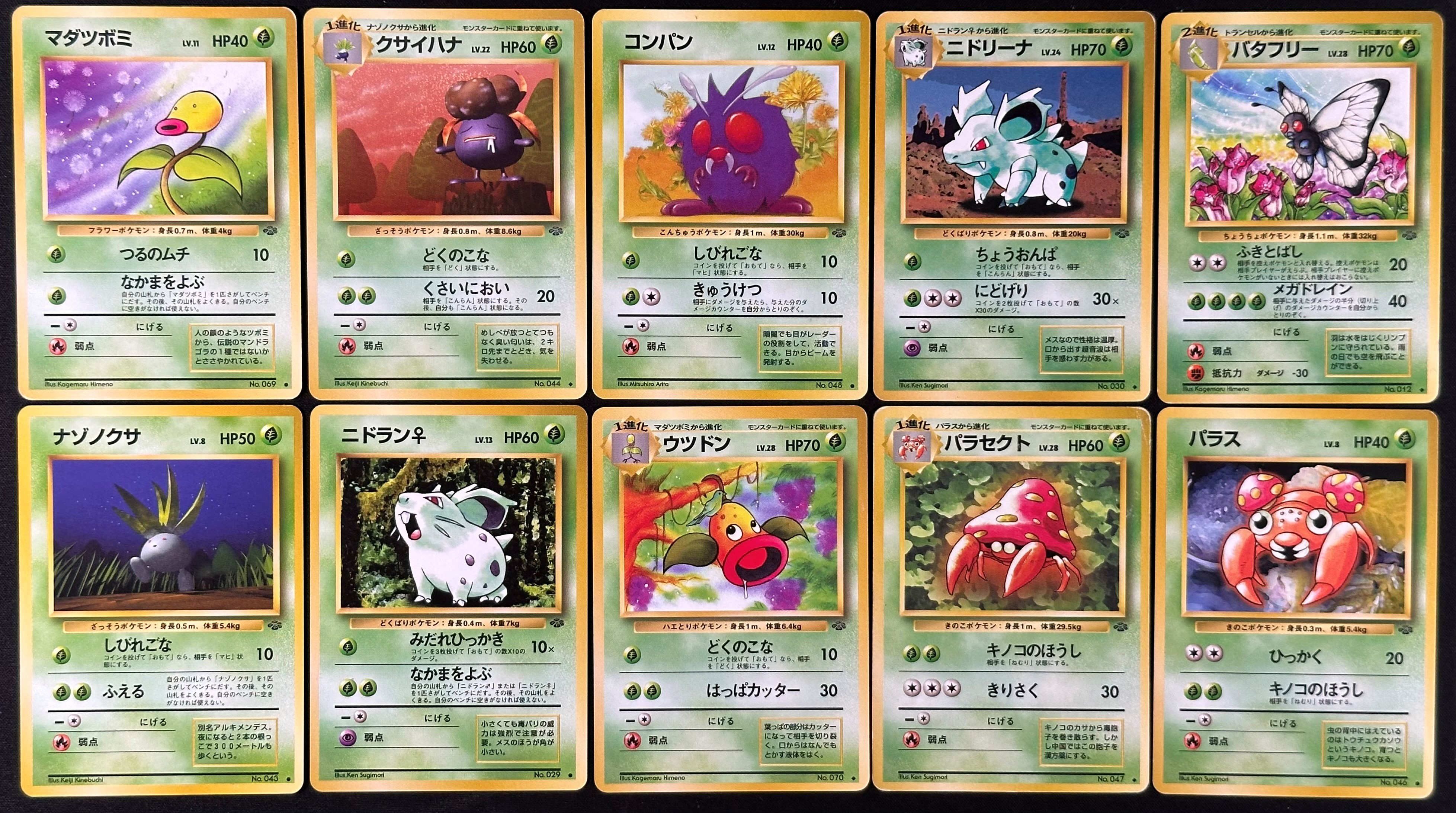 Pokémon - Set base Jungle, Estensione Fascicolo 2 (Pokemon), carte collezionabili, 48 pezzi