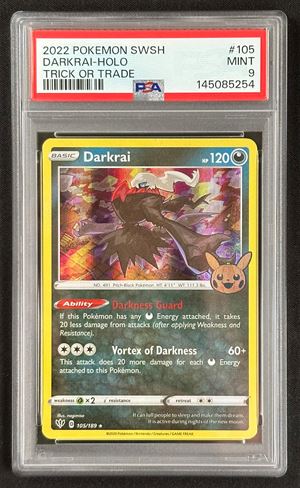 Darkrai - English - Trick or Trade - 2022 - PSA 9
