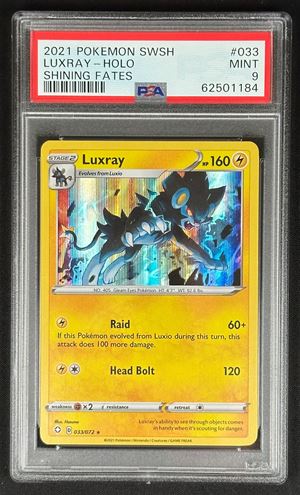 Luxray - English - Shining Fates - 2021 - PSA 9