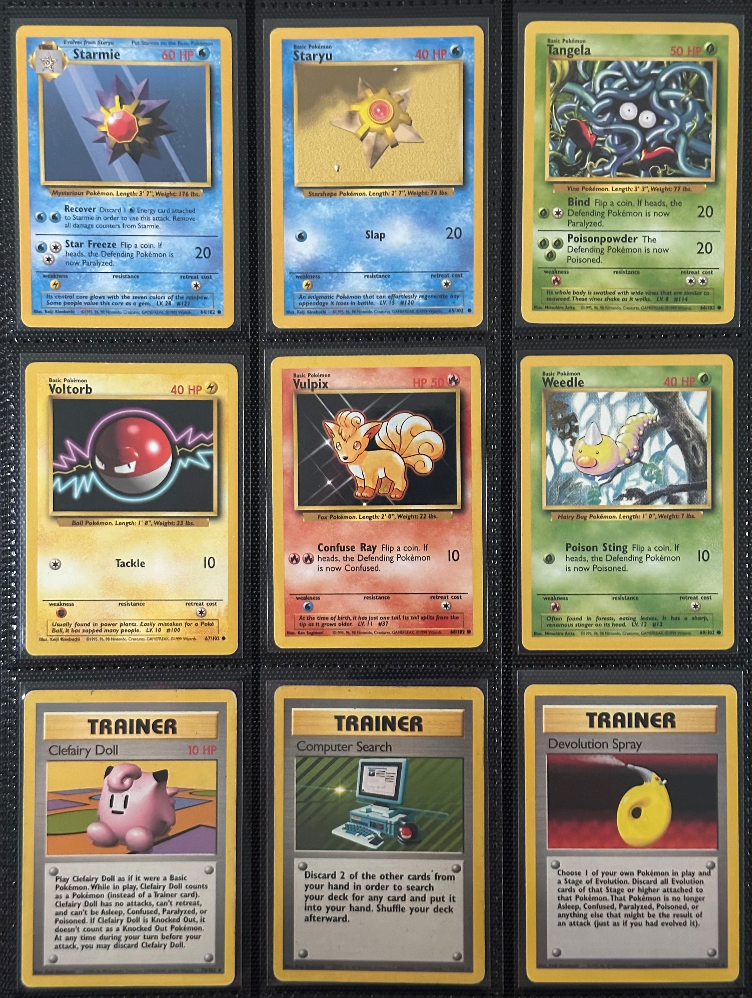 Set Base Pokémon Unlimited (inglese), 1999 – Collezione da 102 carte