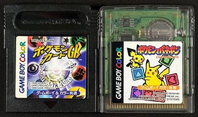 Pokémon TCG: Pokémon Card GB e Pokémon Puzzle Challenge, Originali giapponesi per Game Boy / Game...