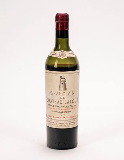 Chateau Latour, 1 bottiglia (datazione 1949)