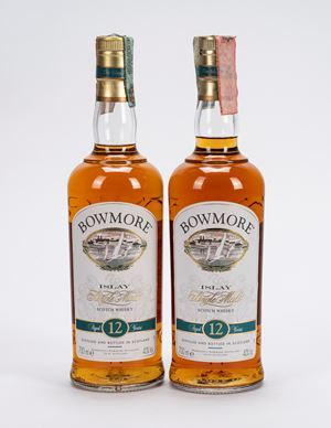 BOWMORE 12 YEAR OLD SINGLE MALT (2 BT)