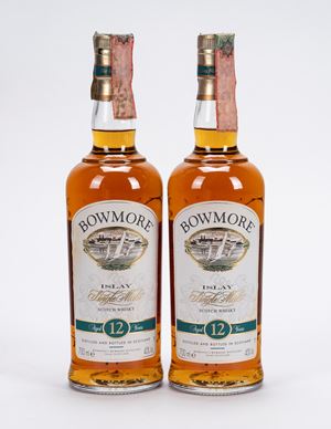 BOWMORE 12 YEAR OLD SINGLE MALT (2 BT)