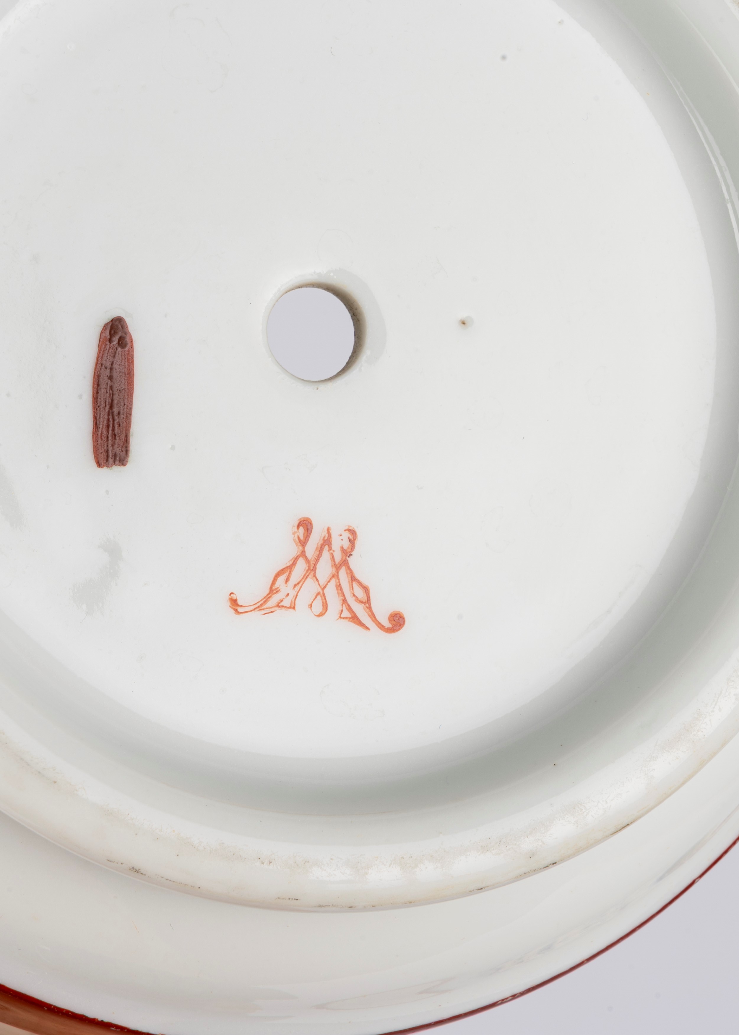 Portavasi e vaso decorativi, porcellana policroma e maiolica bianca e blu
