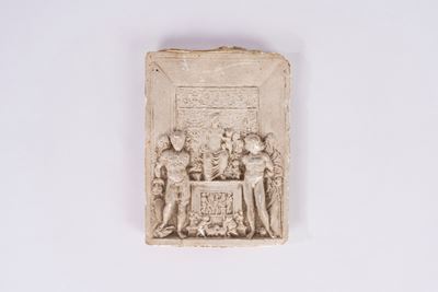 Calco in gesso, Madonna con Bambino tra Santi