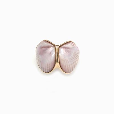 Anello in Oro e Conchiglie in Oro Giallo