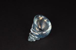 Conchiglia in vetro iridato, anni '40-'50 del Novecento
