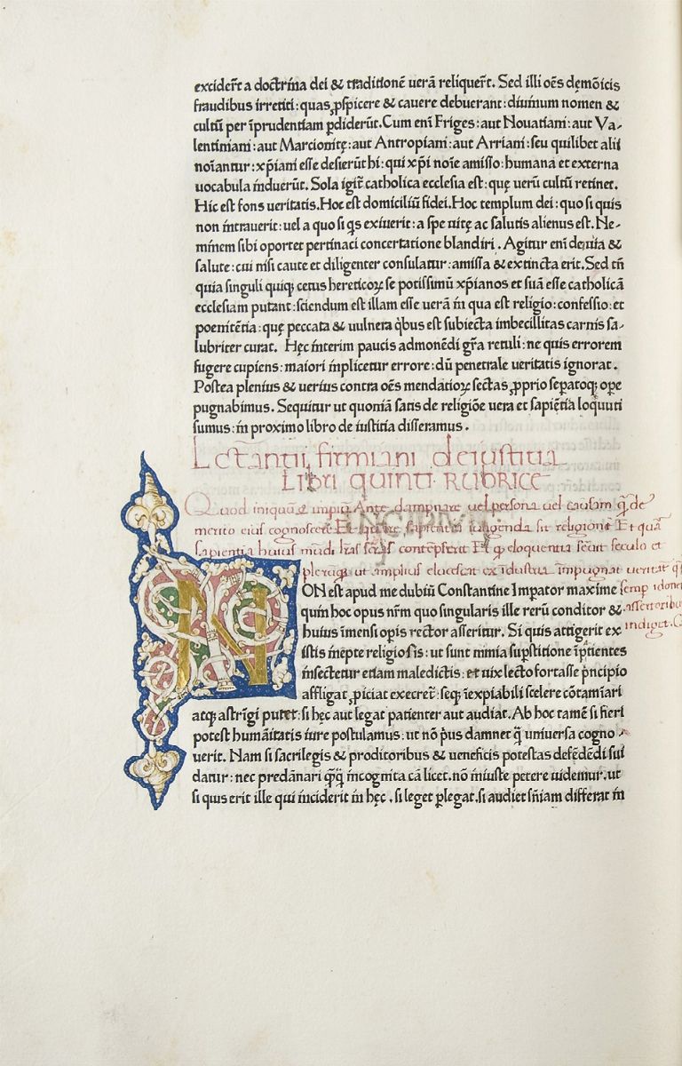 Lactantius, Lucius Coelius Firmianus - Opera