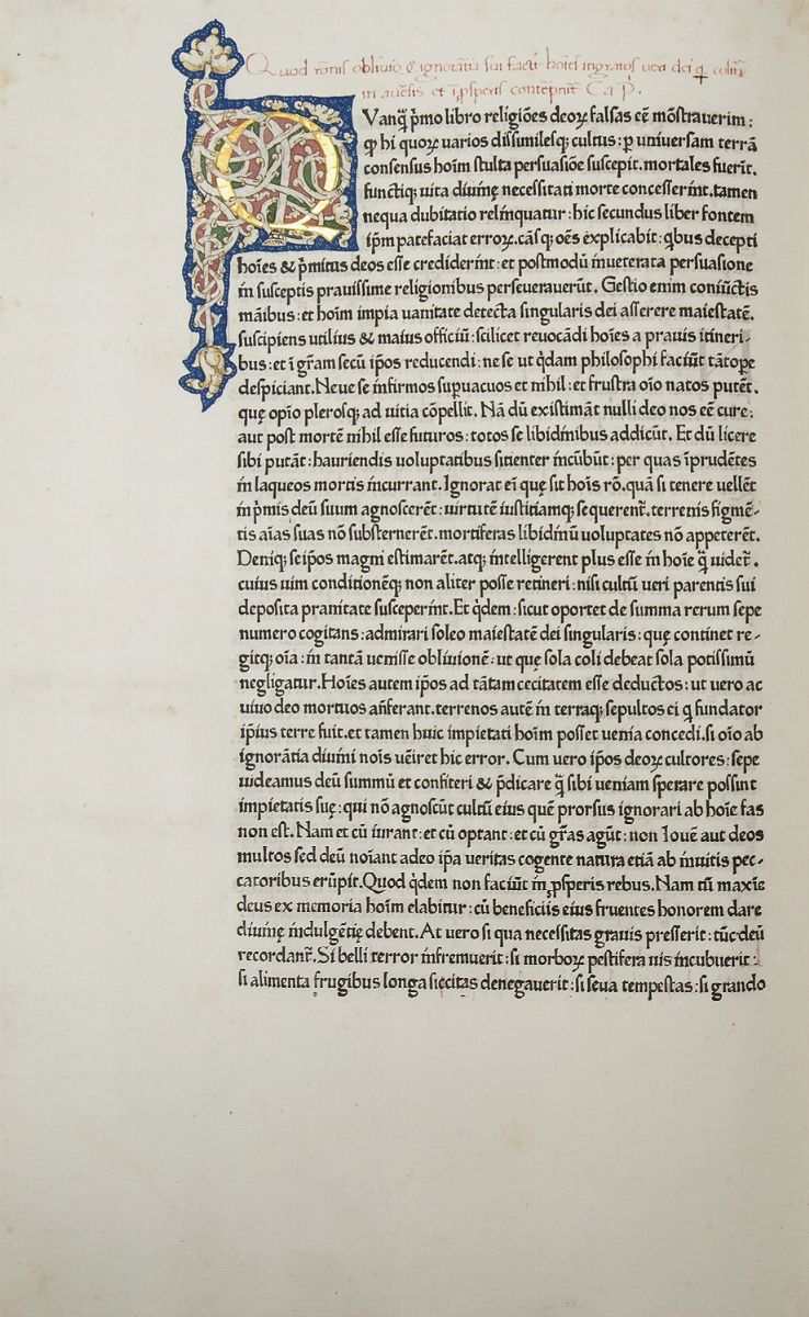 Lactantius, Lucius Coelius Firmianus - Opera