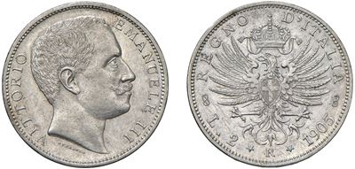 Filippo Speranza, 2 Lire 1905 “Aquila sabauda”, Roma (moneta in argento)