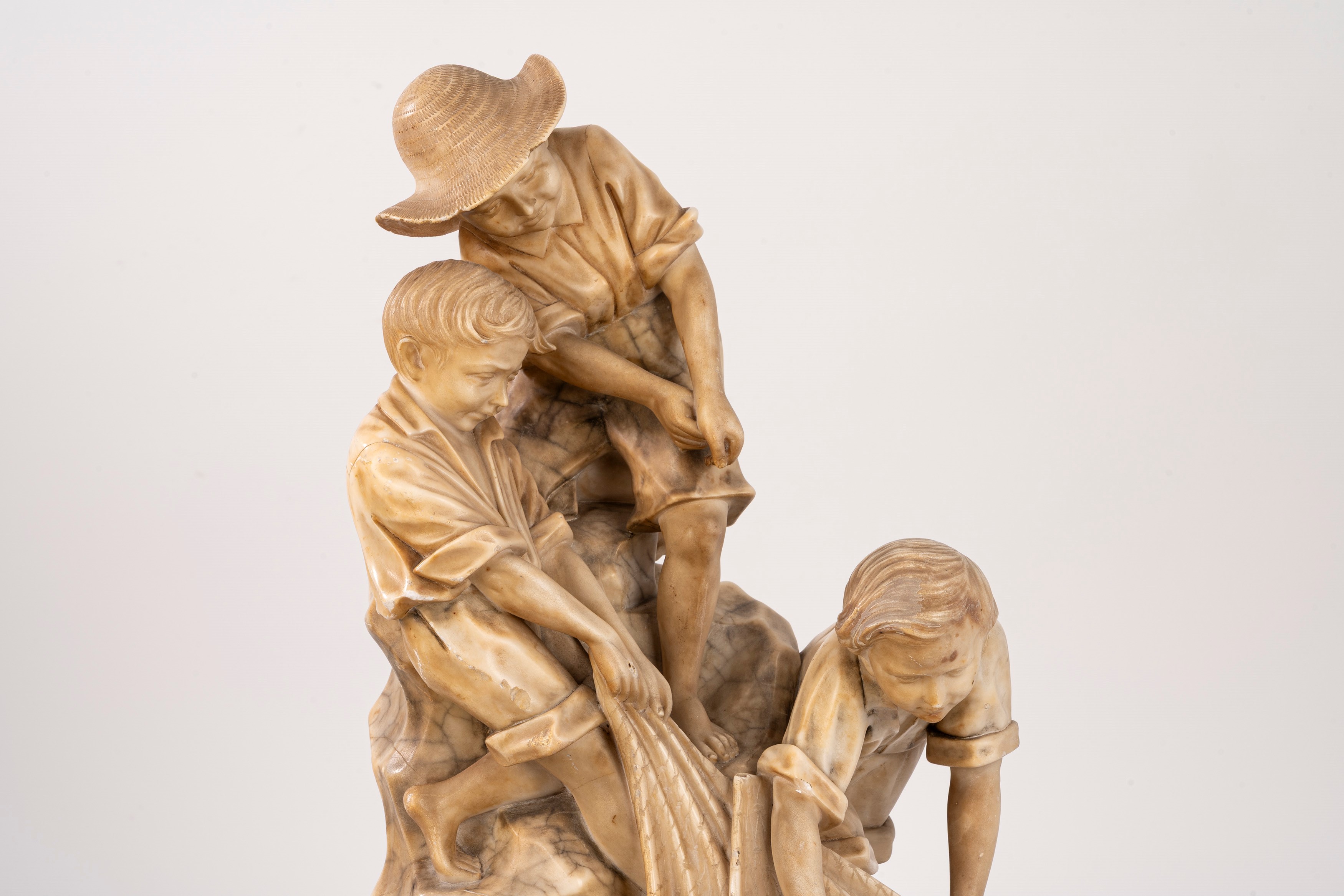 Scuola Napoletana, Secoli XIX - XX - Scultura in marmo, Pescatorelli