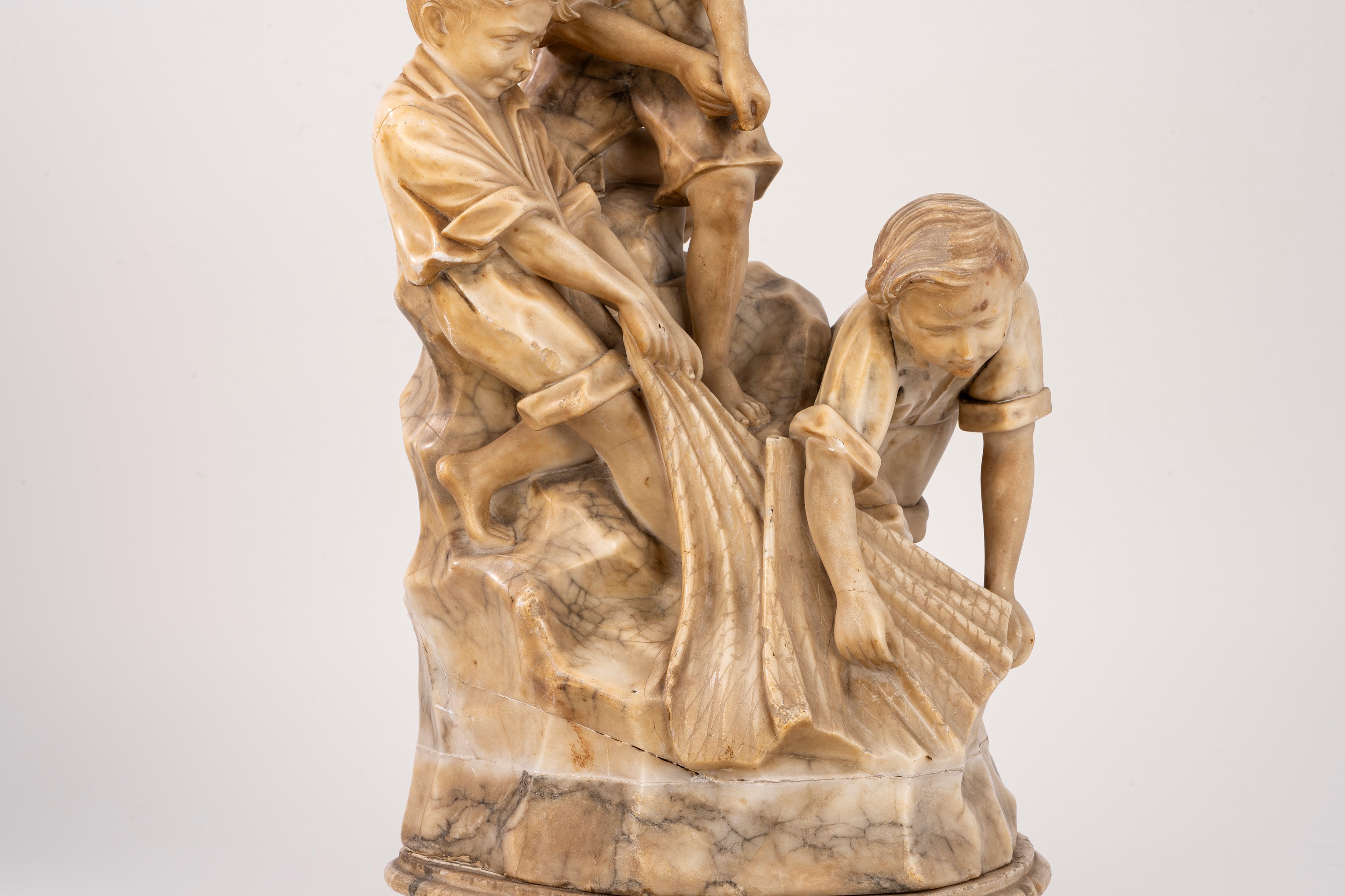 Scuola Napoletana, Secoli XIX - XX - Scultura in marmo, Pescatorelli