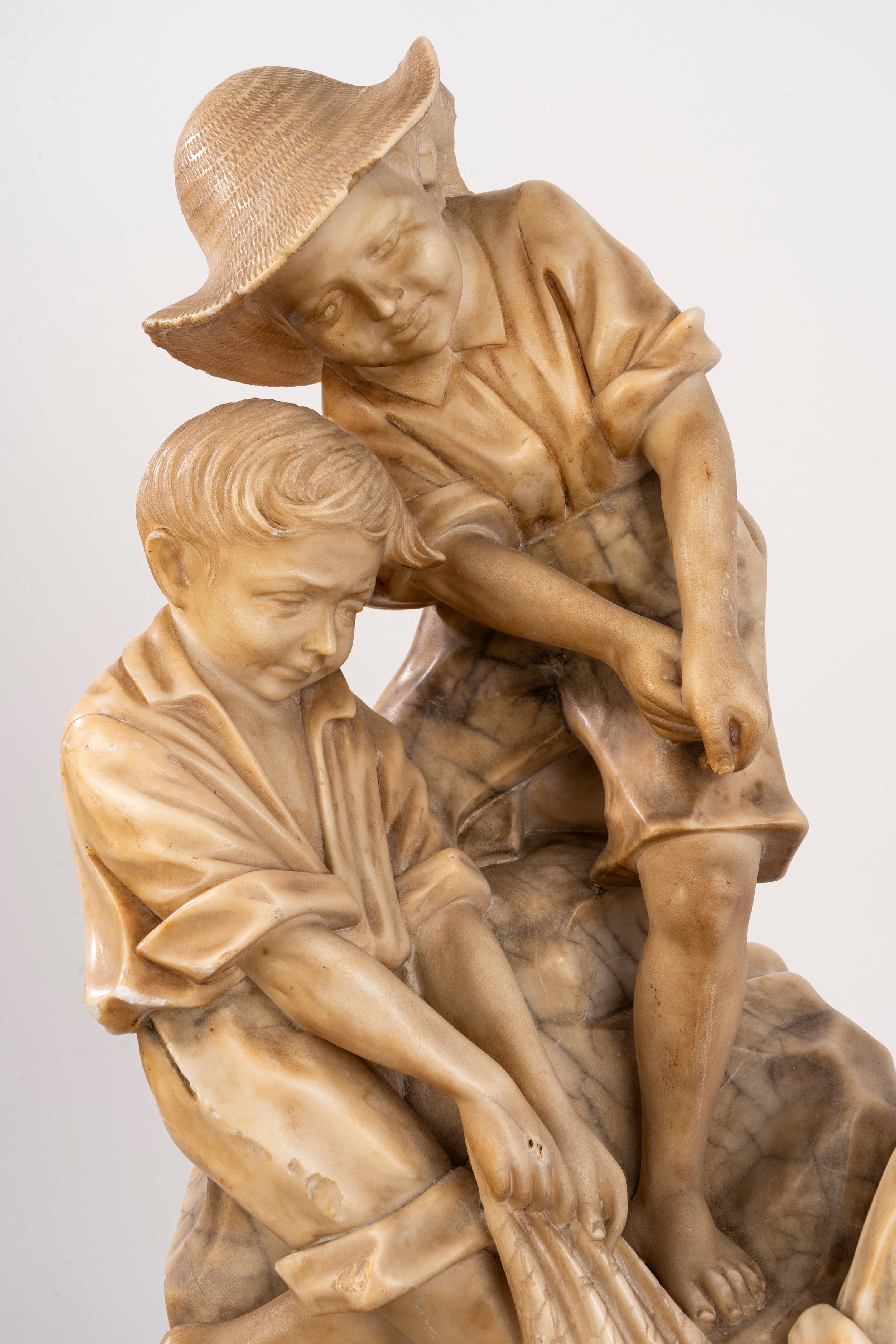 Scuola Napoletana, Secoli XIX - XX - Scultura in marmo, Pescatorelli