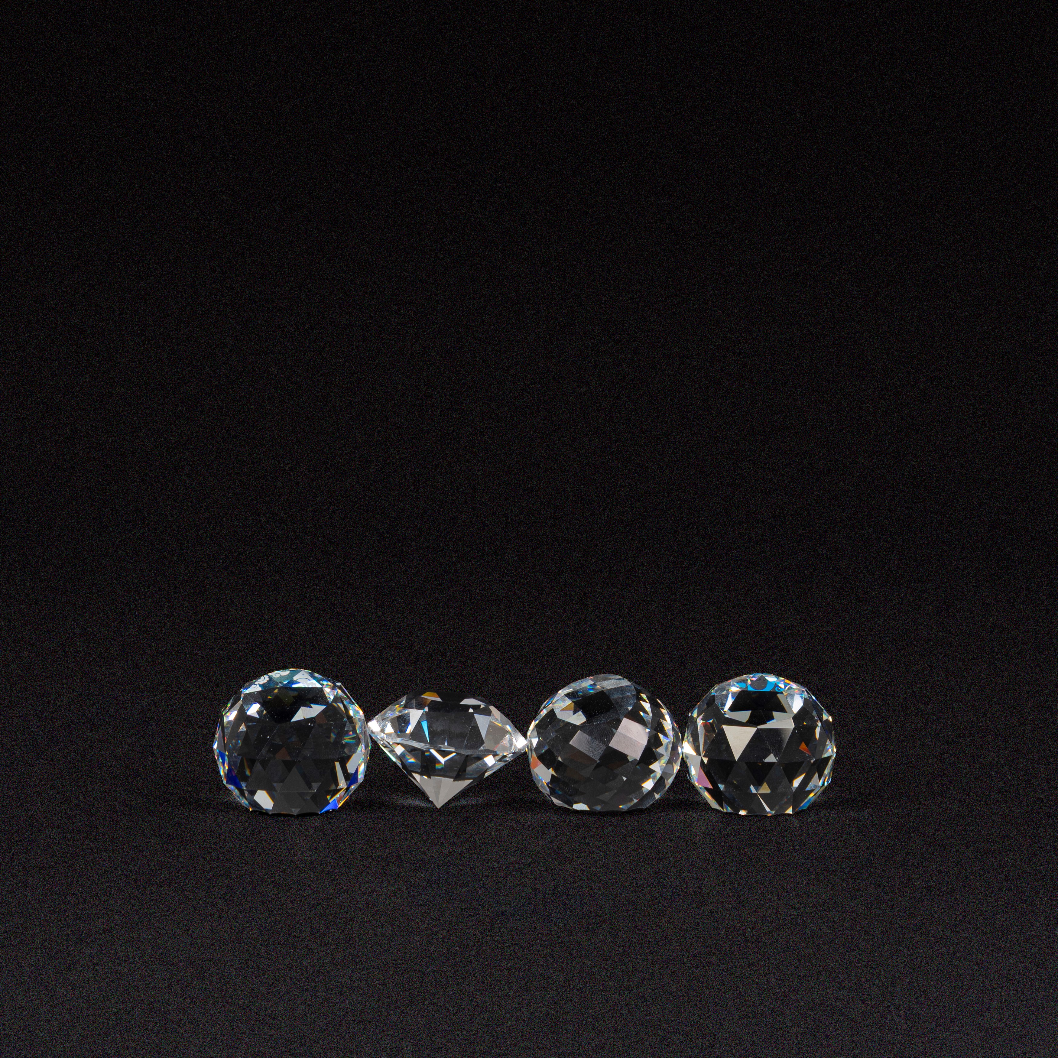 Swarovski - Quattro fermacarte in cristallo