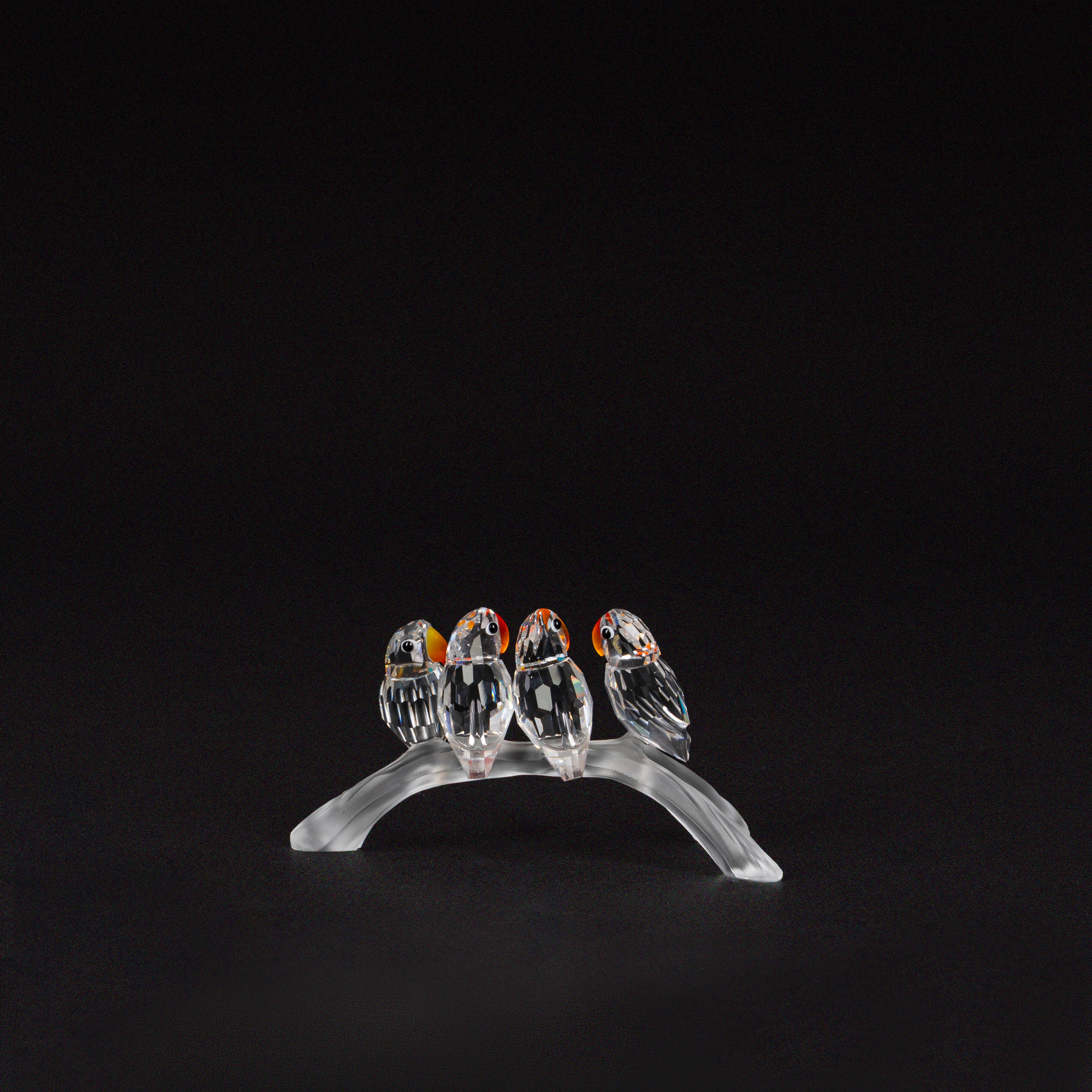 Inseparabili (cristallo Swarovski, “Feathered Beauties” n. 199123)