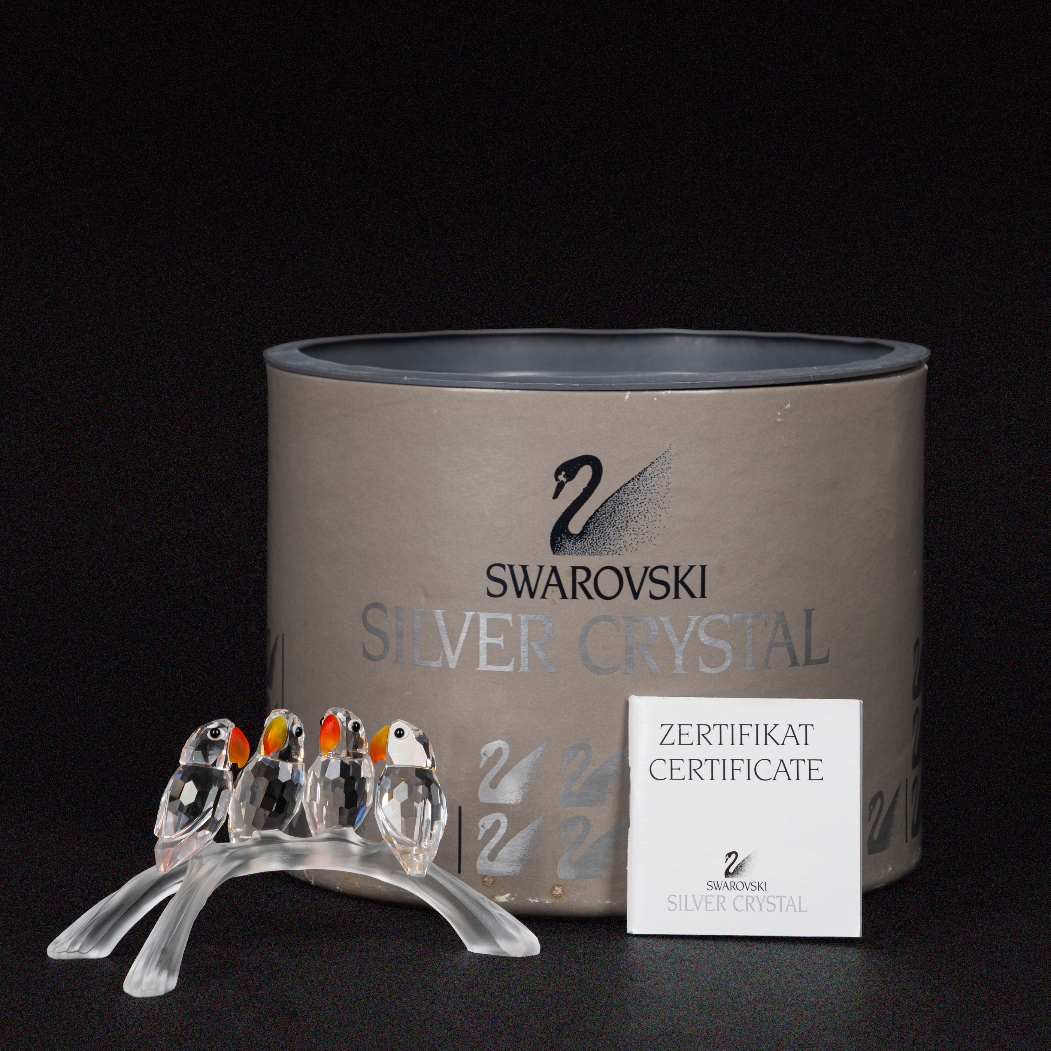 Inseparabili (cristallo Swarovski, “Feathered Beauties” n. 199123)