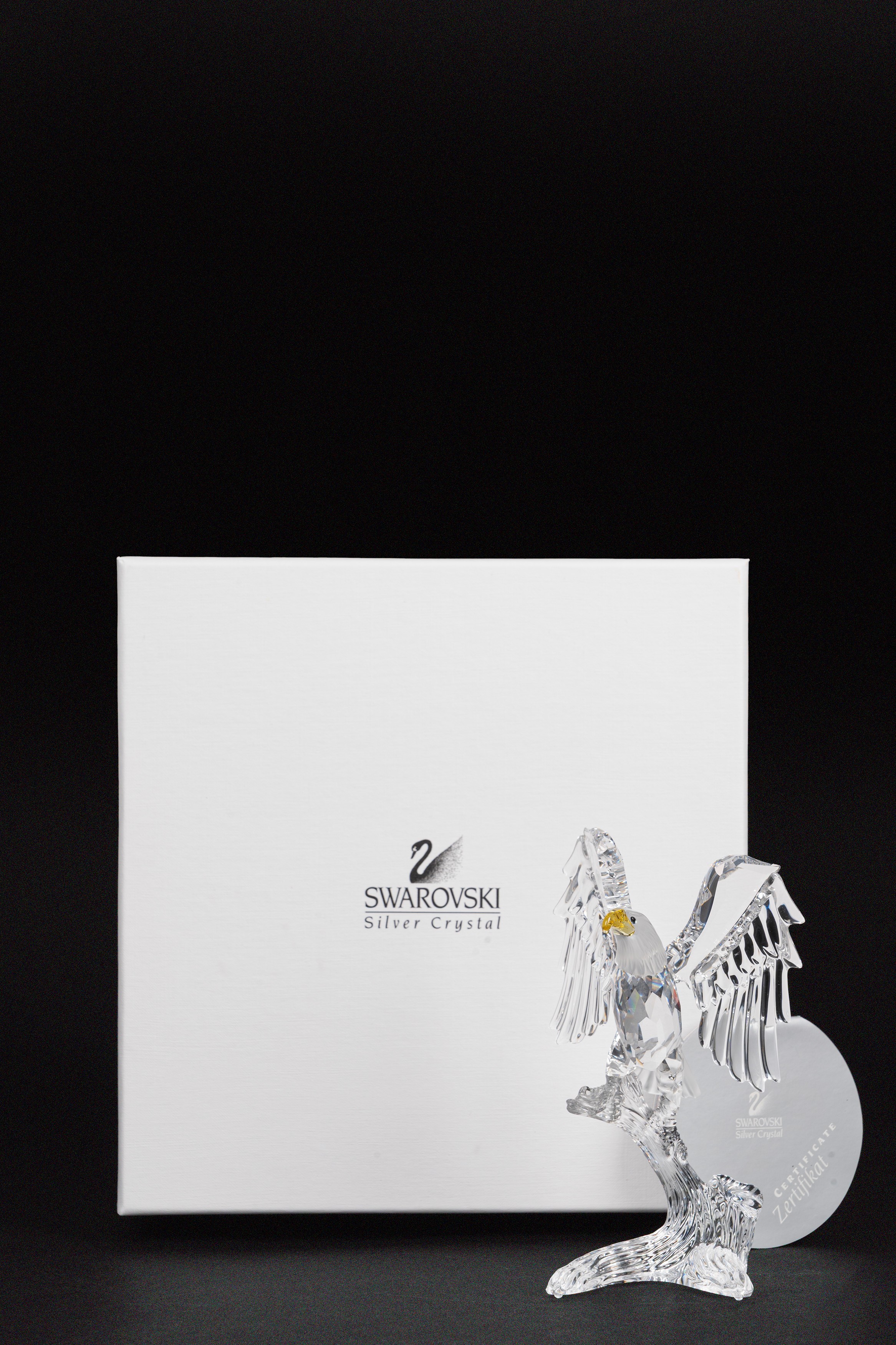 Swarovski - Aquila in cristallo della serie “Feathered Friends”