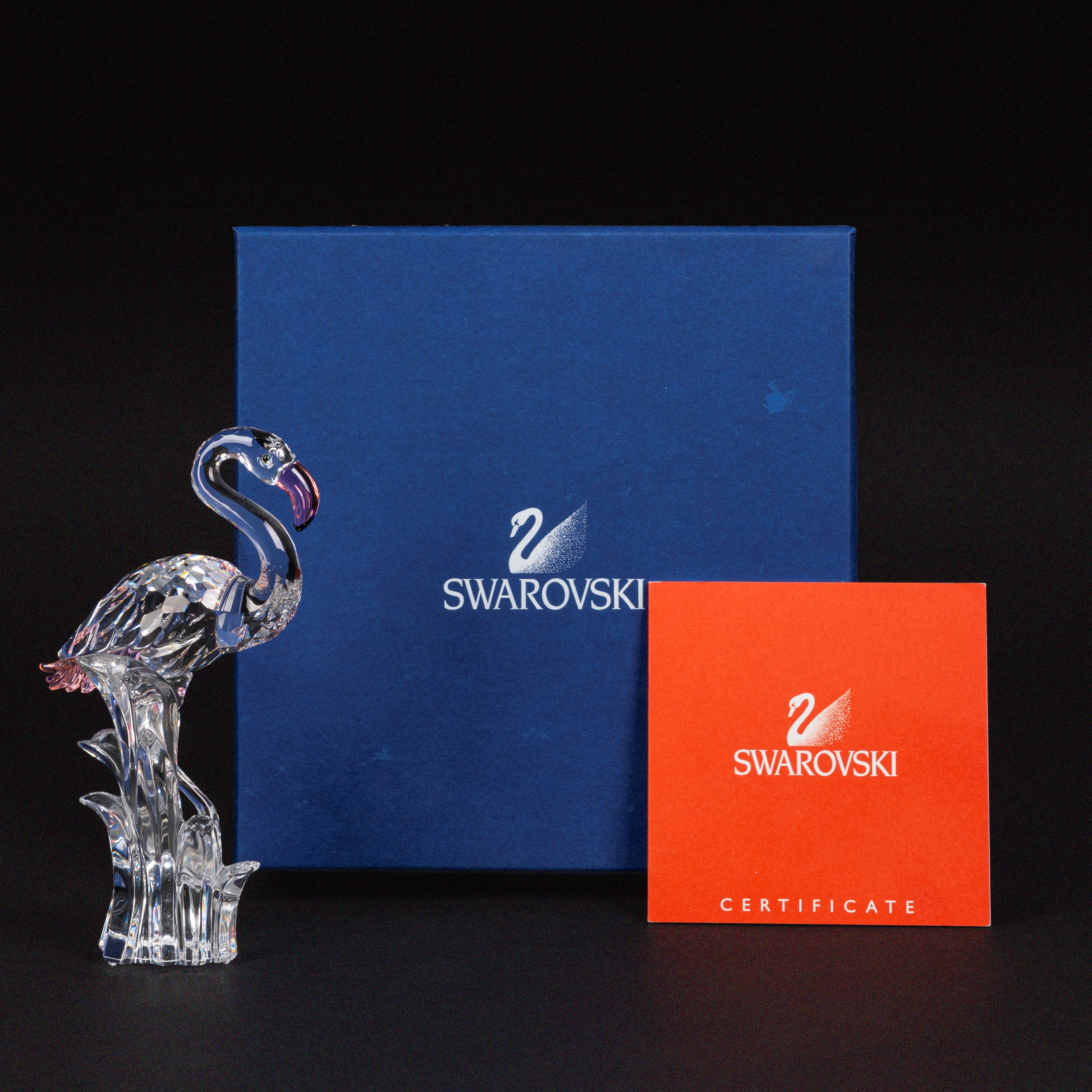 Swarovski - Fenicottero in cristallo della serie «Feathered Beauties»