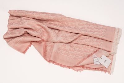 Scialle “Dior oblique” in misto cotone e cachemire